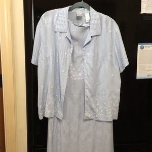 Maxi dress with jacket